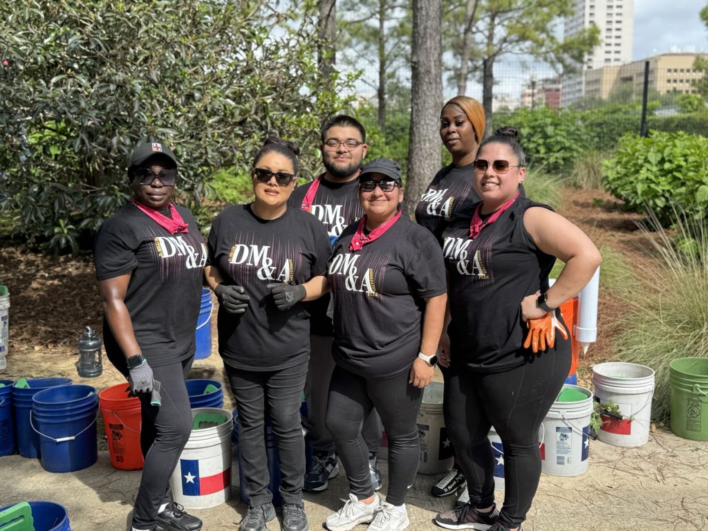 D. Miller & Associates staff and attorneys helping care for Hermann Park in Houston