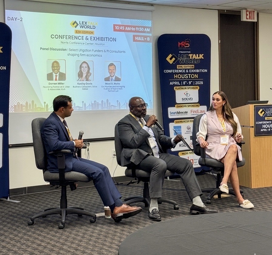 Attorney Darren Miller speaking at LexTalk World Houston 2026