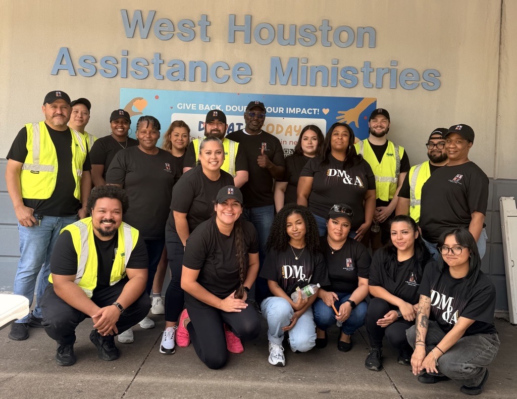 The D. Miller Team at the West Houston Assistance Ministries volunteer day